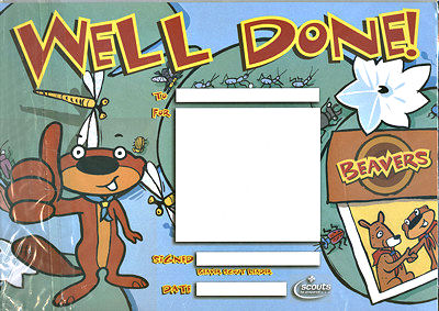 beaver well done certificate